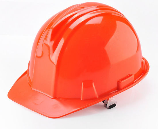 Casco Economico de 6 puntos Suspension Cincho Color Naranja