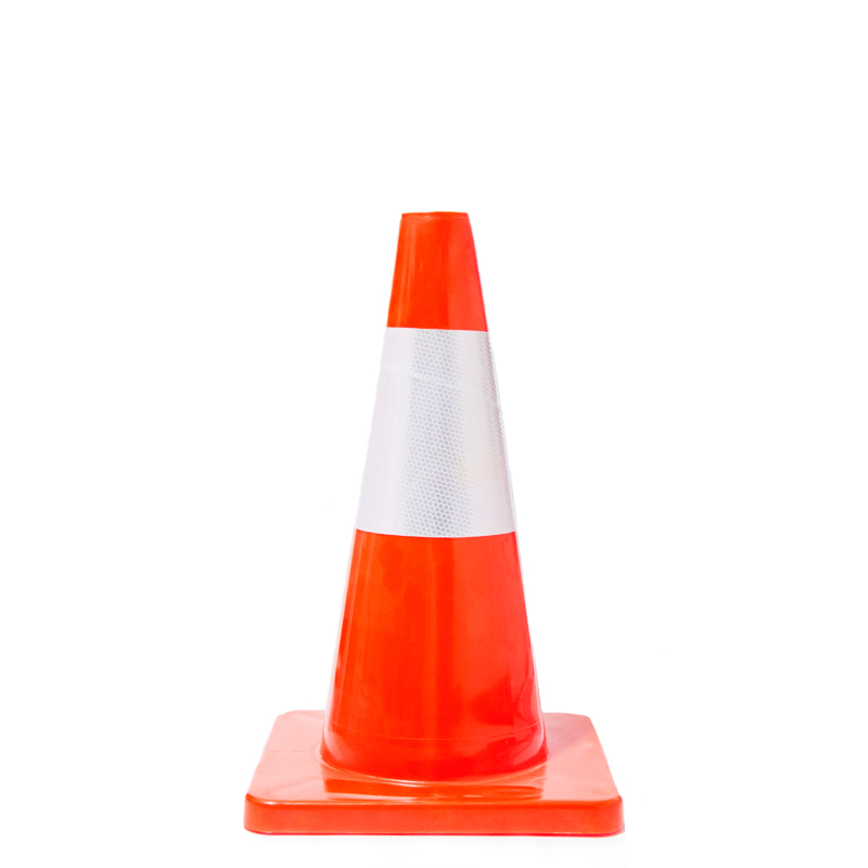 Cono De Pvc Naranja 18"