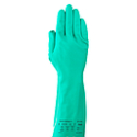Guante de Nitrilo Sol-Vex, flocado de 15 mil, 13 pul de largo, aprobado FDA para manejo de alimentos