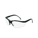Anteojo Klondike Armadura Negra Lente Transparente
