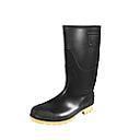 Bota de PVC Flexible Dinosaurio Negras, Talla #43