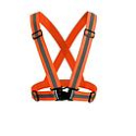 Chaleco E. T/Arnes Color Naranja C/Reflectivo
