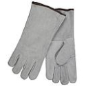 Guante De Soldador 14 De Largo Gris